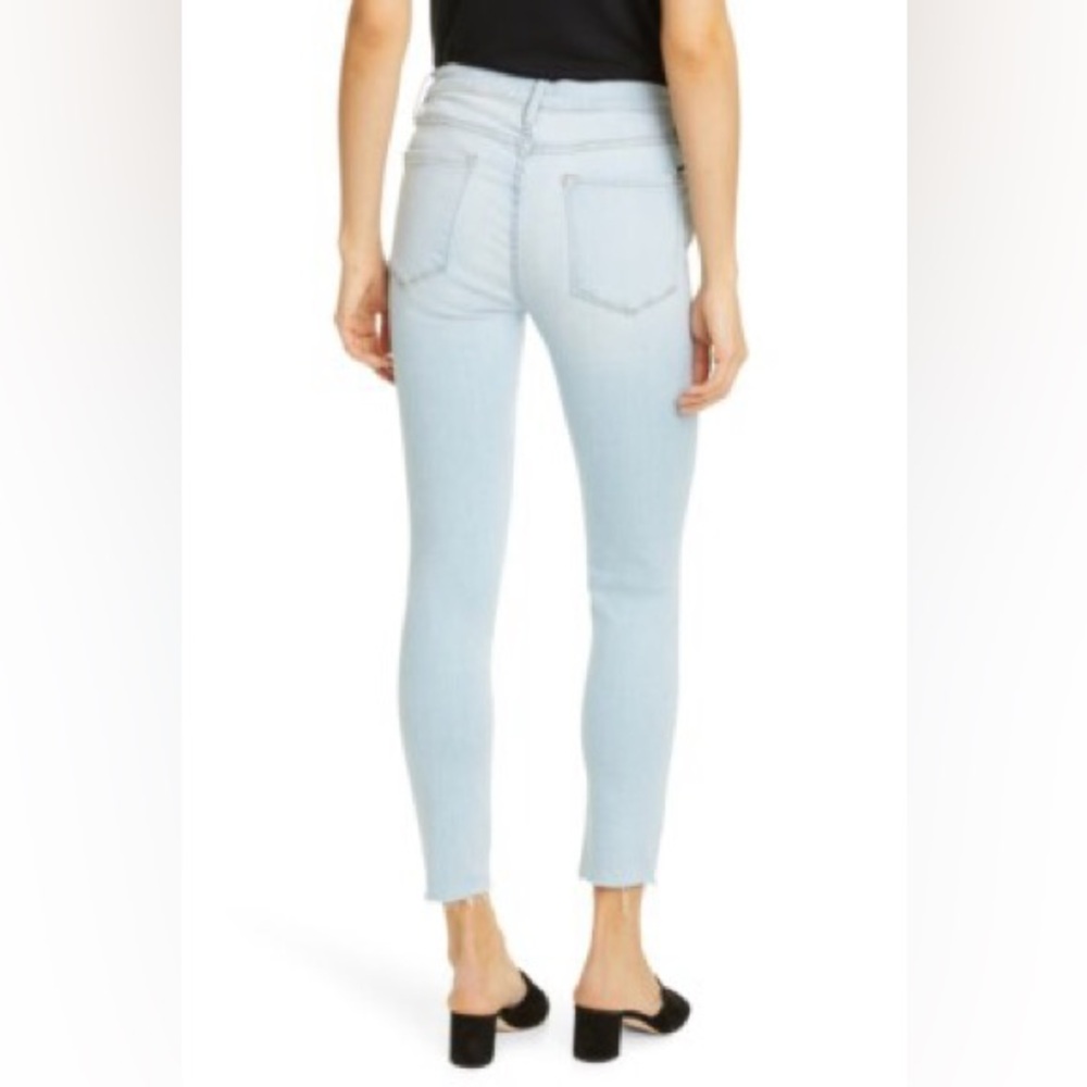 FRAME Le Skinny de Jeanne Crop Denim Jeans in Saville wash size 26